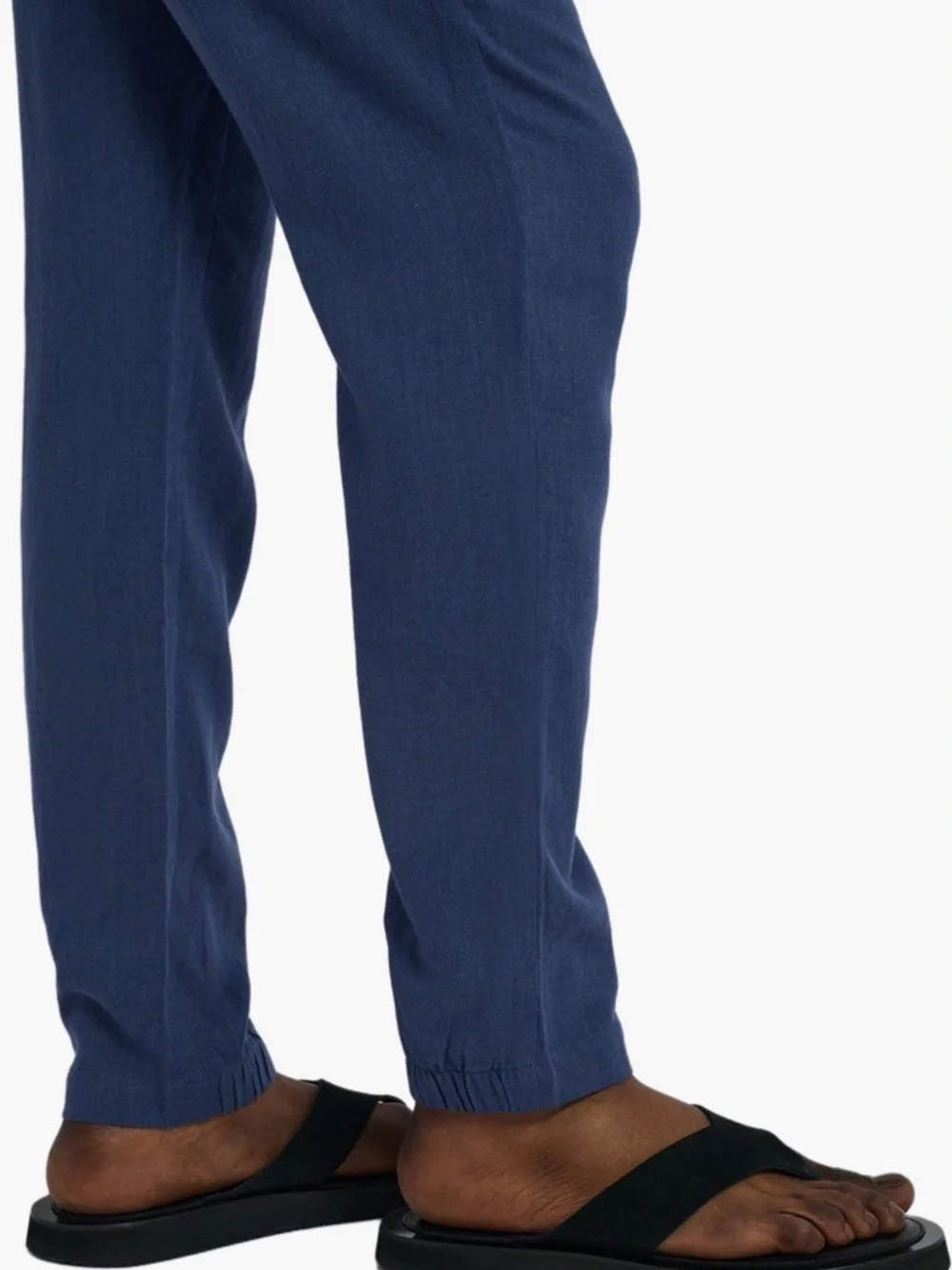 Onia men’s button front elastic linen pant